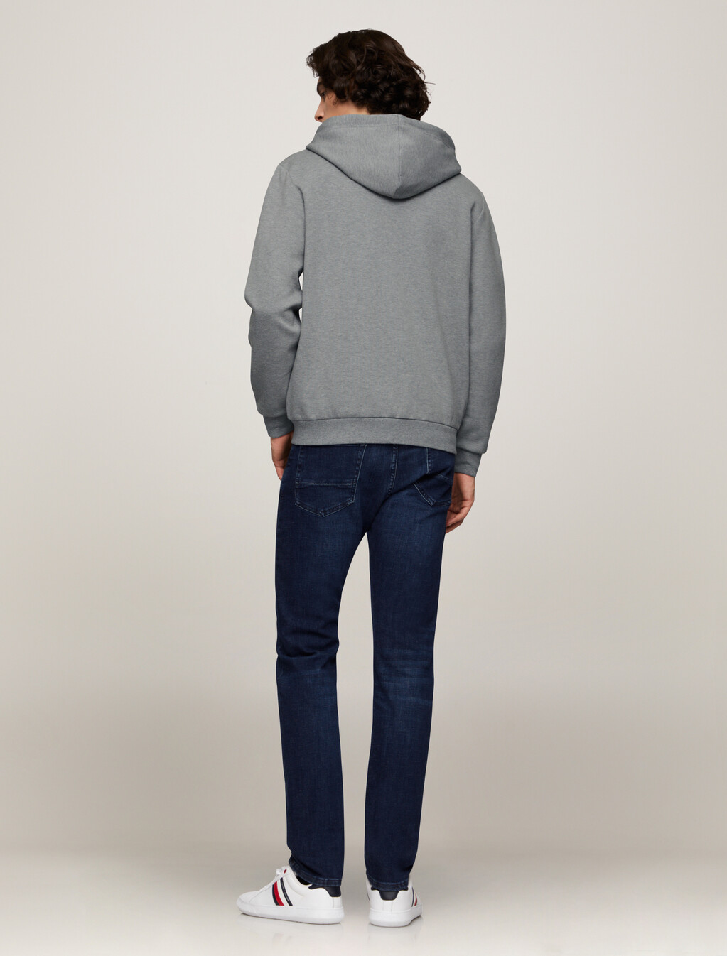 Zip Through Jacket, Medium Grey Heather, hi-res