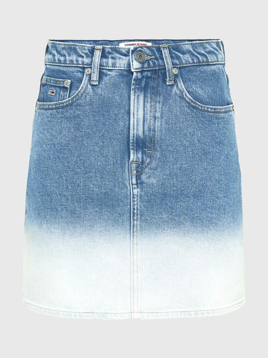 MOM OMBRÉ DENIM SKIRT