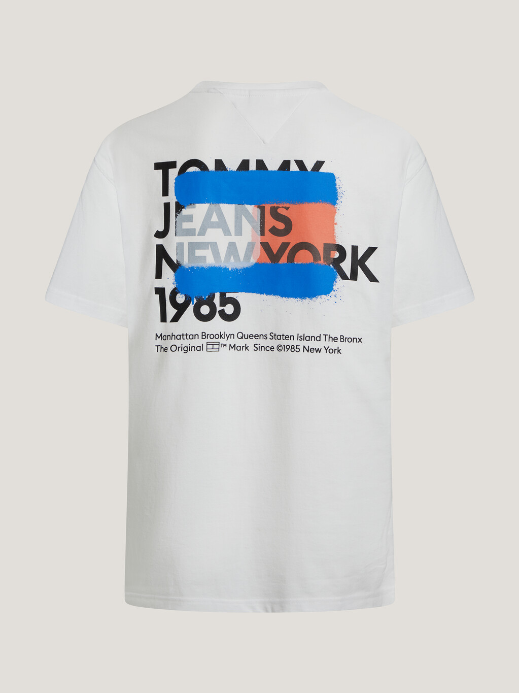 NYC 1985 Graffiti Flag T-Shirt, White, hi-res