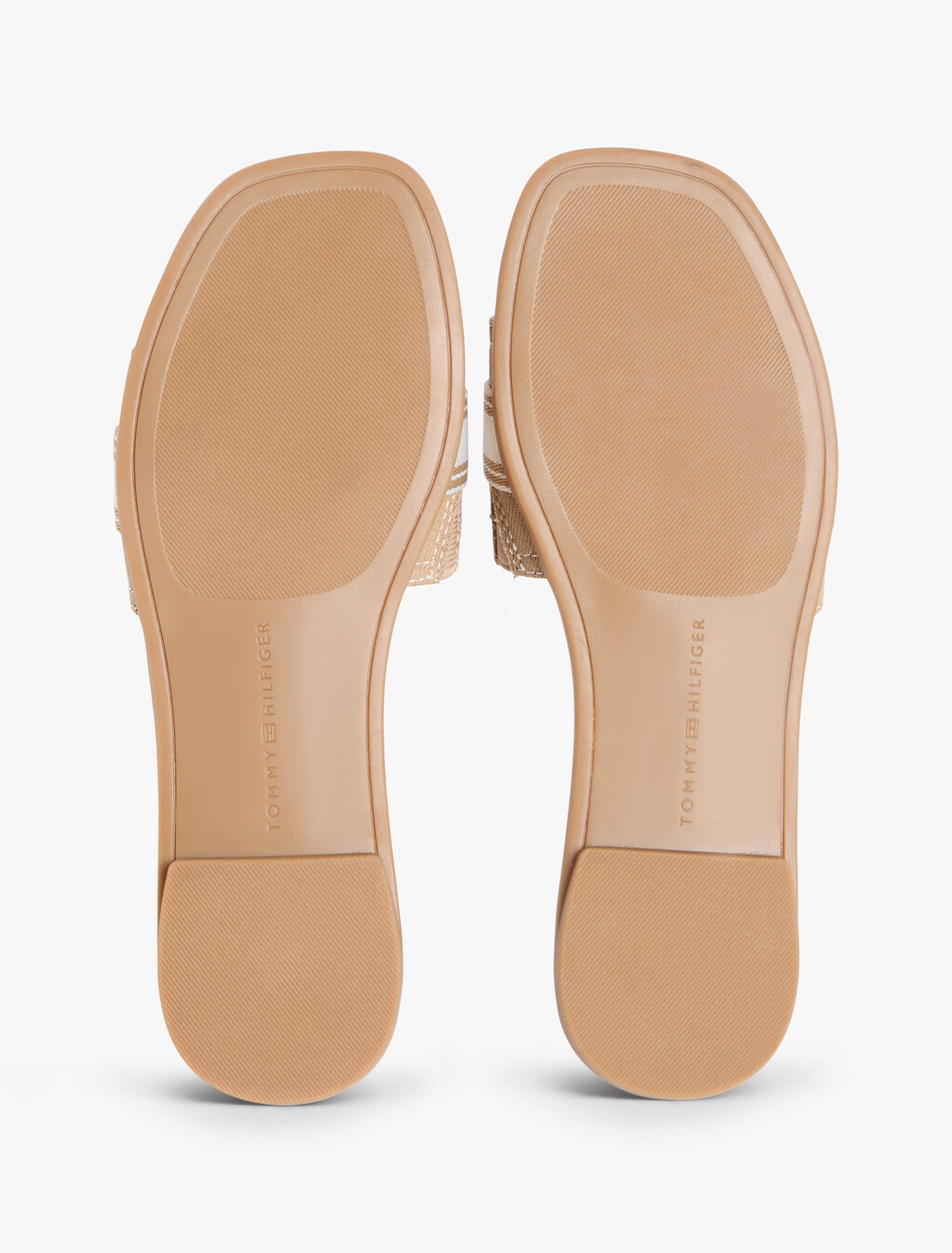 Canvas Denim Webbing Strap Mules, Safari Canvas, hi-res
