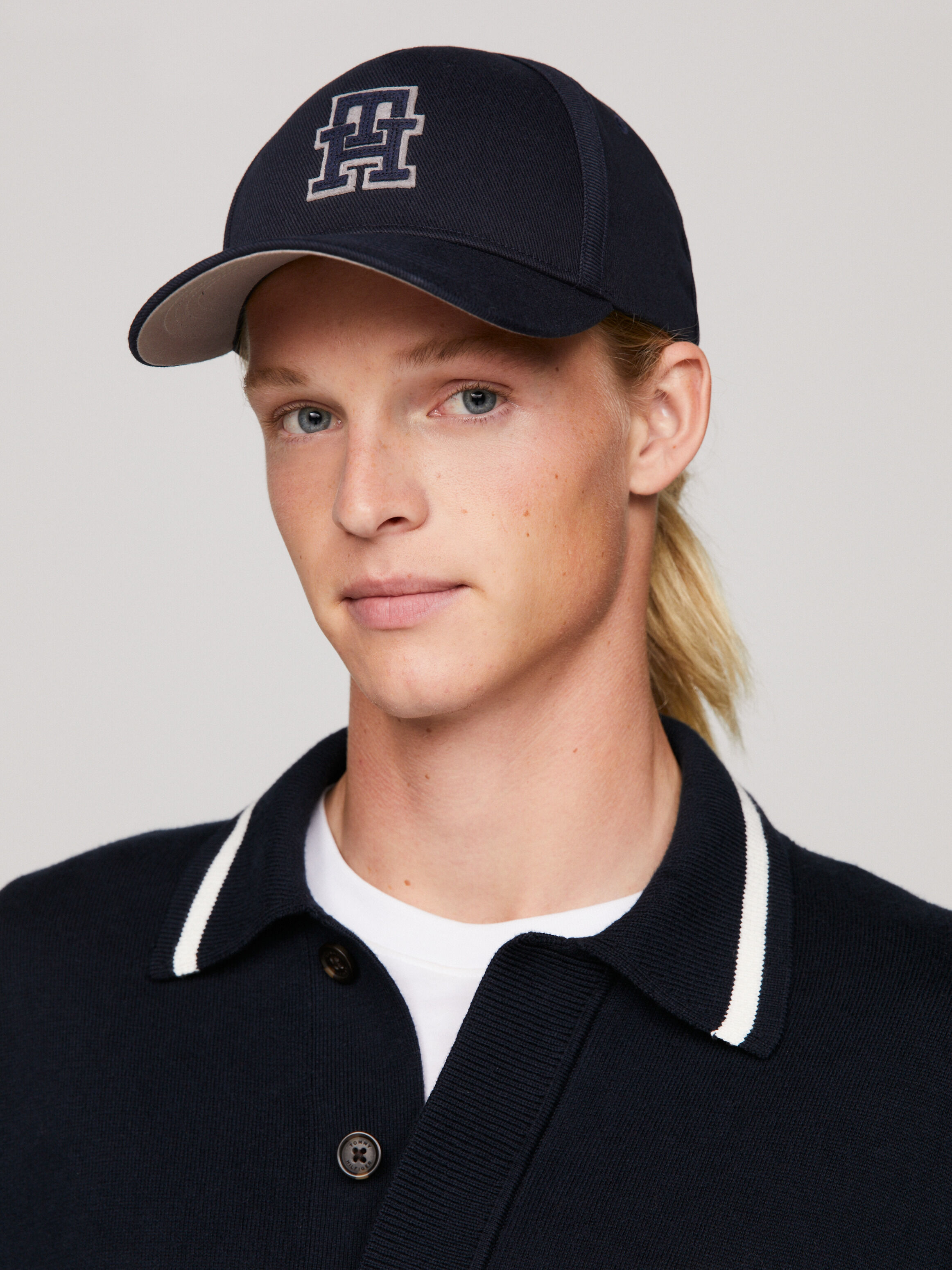 Tommy Hilfiger Monogram Elevated Cap Blue Man