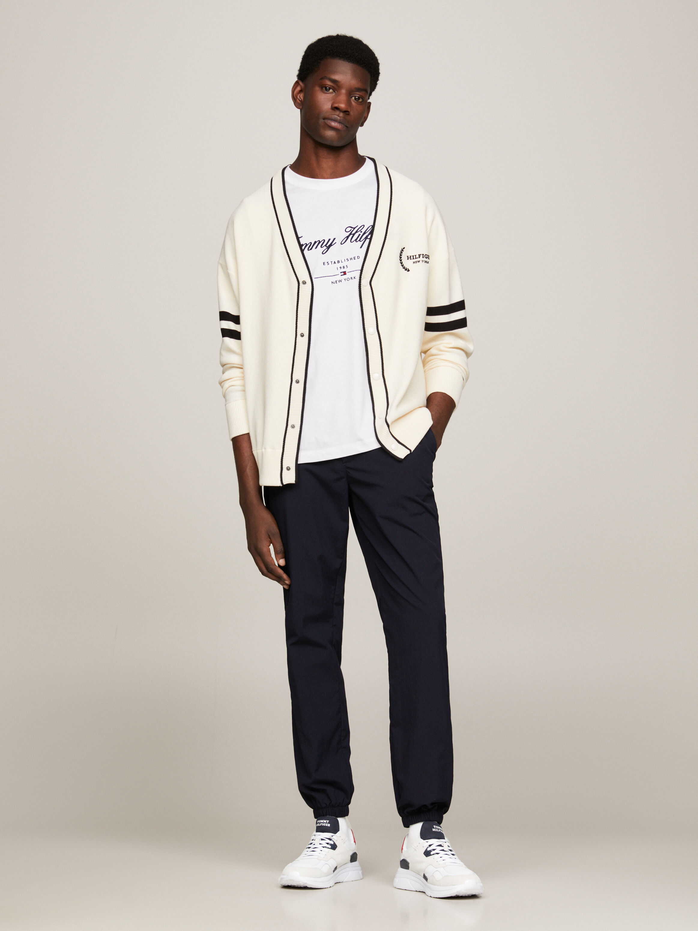 Tommy hilfiger jason embroidered sneaker deals