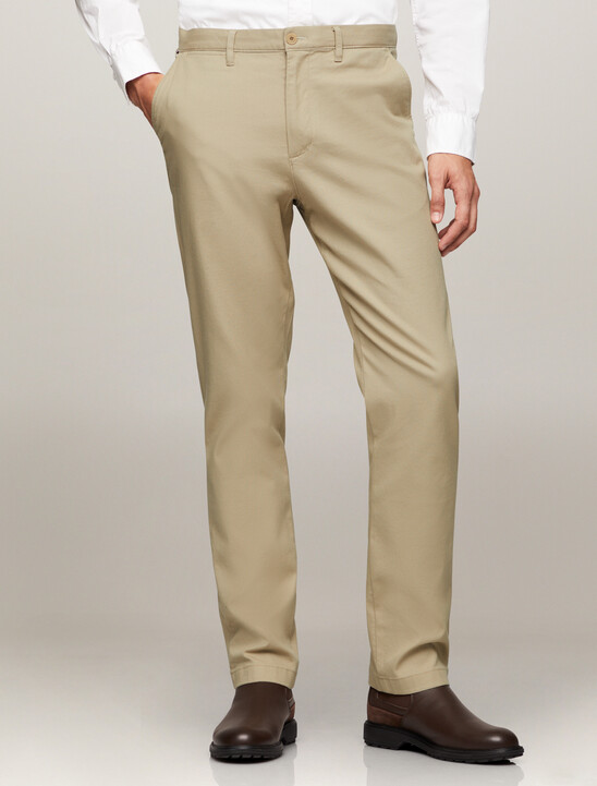 Stretch Denton Straight Pant