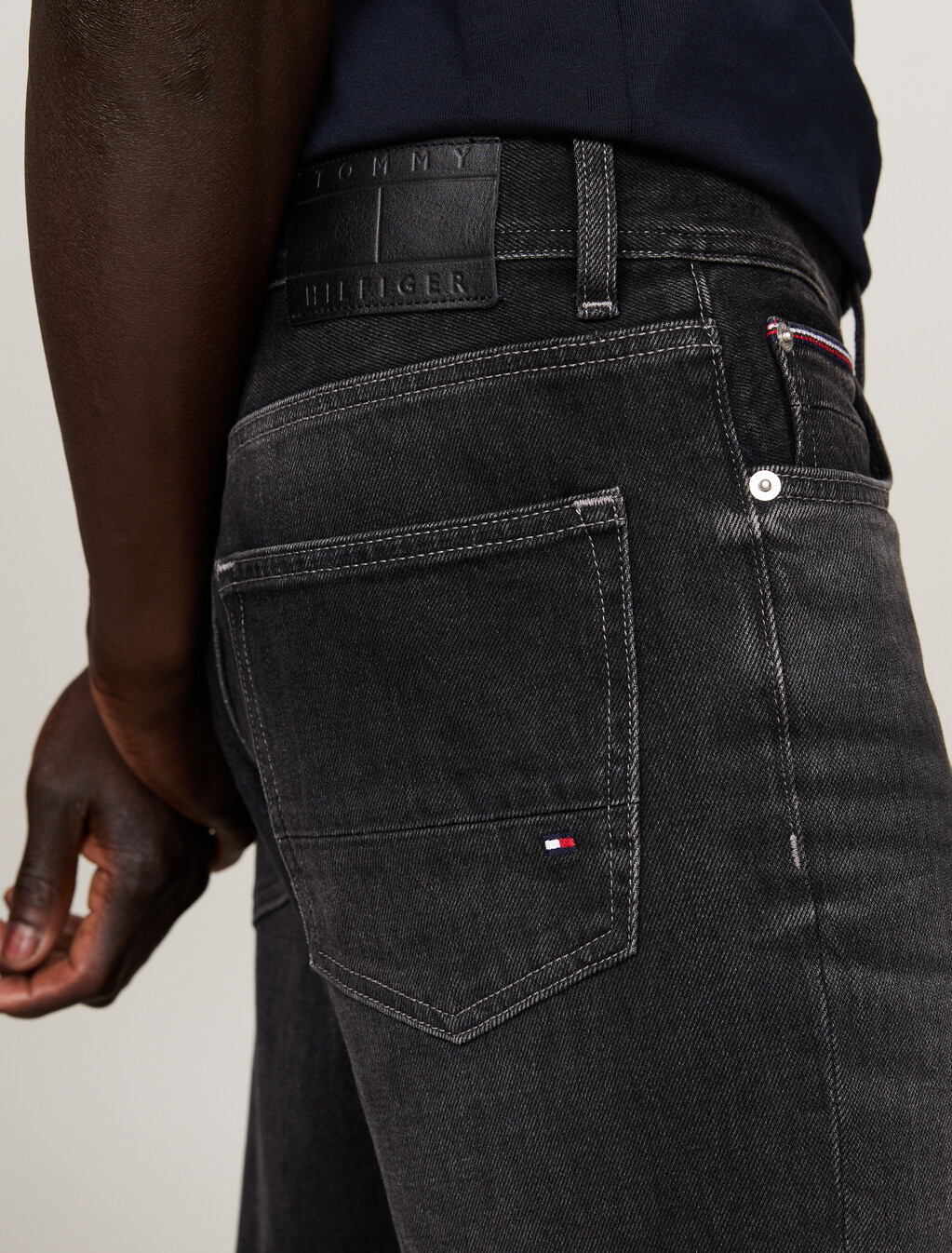 Mercer Faded Regular Straight Jeans, Tundra Black, hi-res