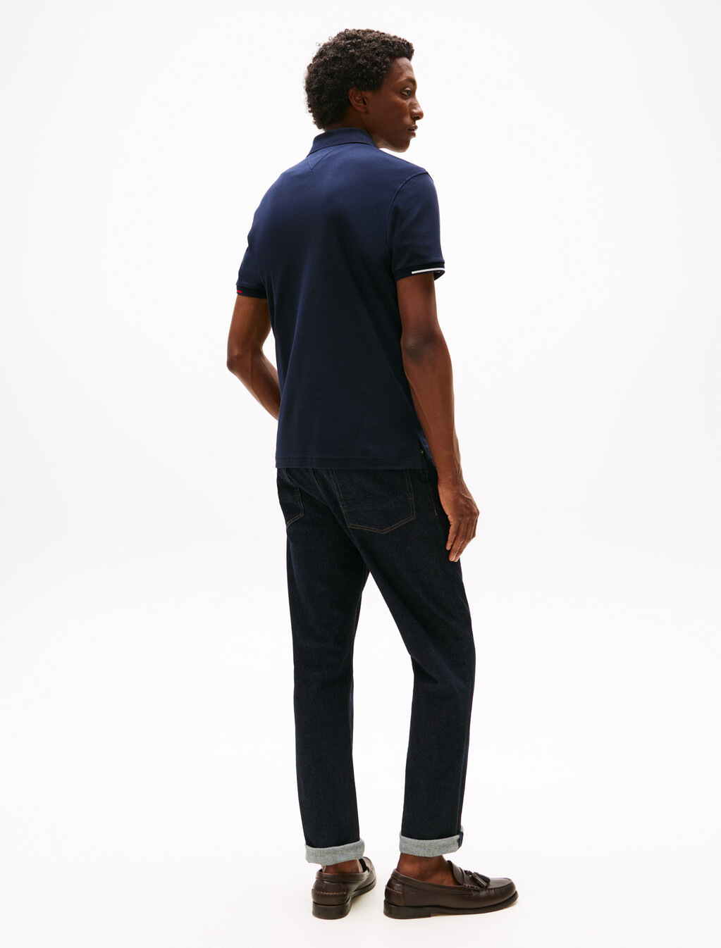 Slim Fit Signature Polo Shirt, Desert Sky, hi-res