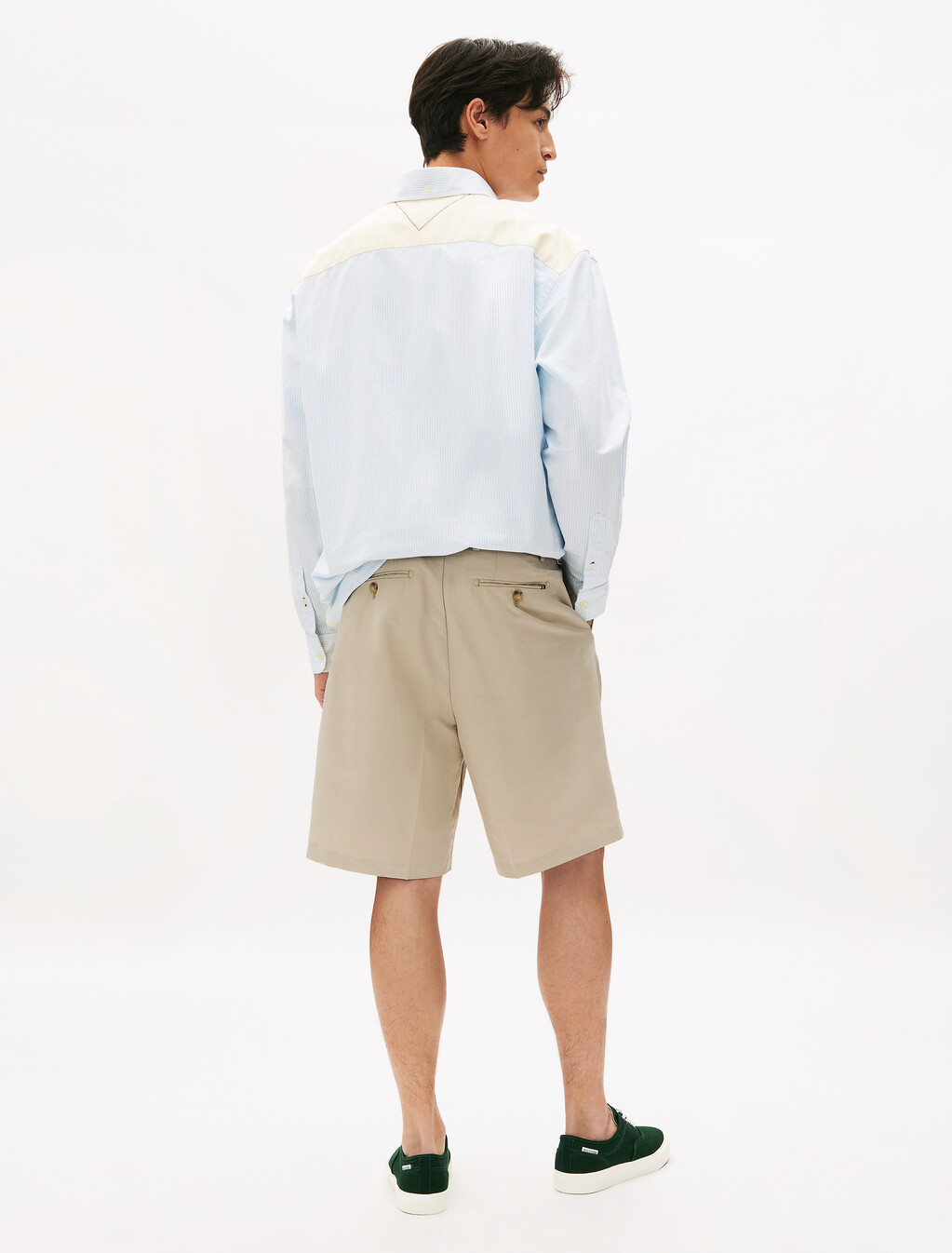 Smart Casual Linen Blend Shorts, Sandalwood, hi-res