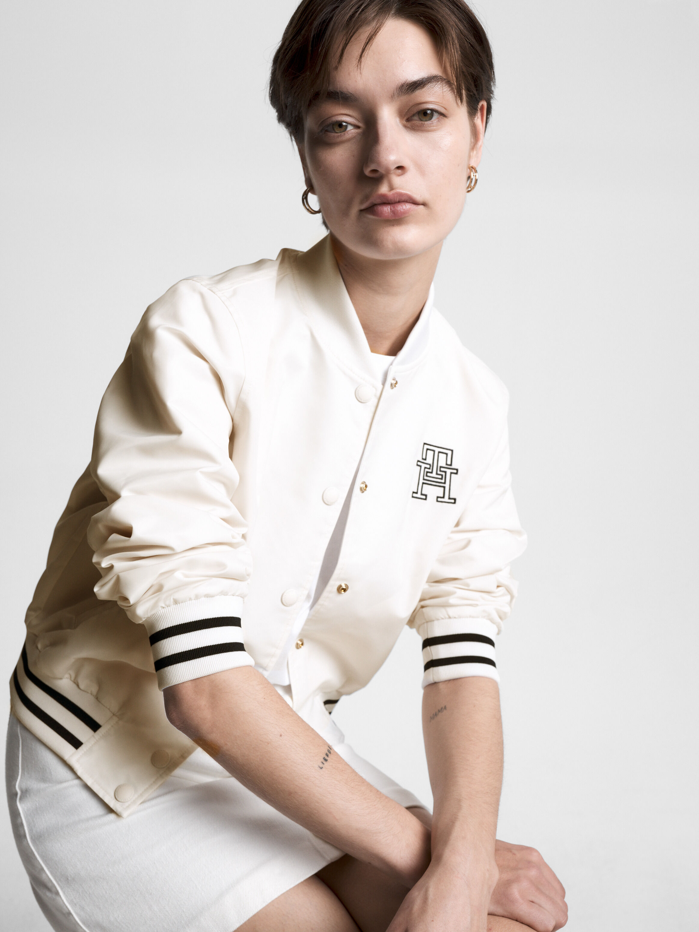 Varsity Logo Bomber Jacket
