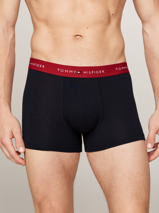 3-Pack Logo Waistband Trunks