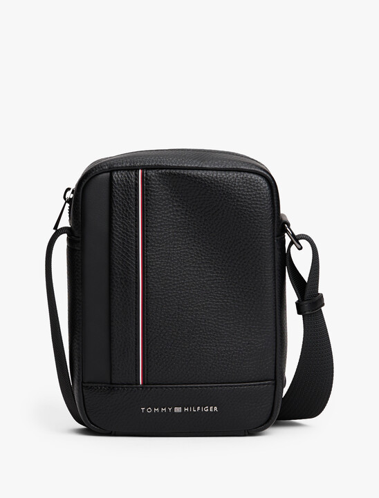 Metal Logo Crossbody Reporter Bag