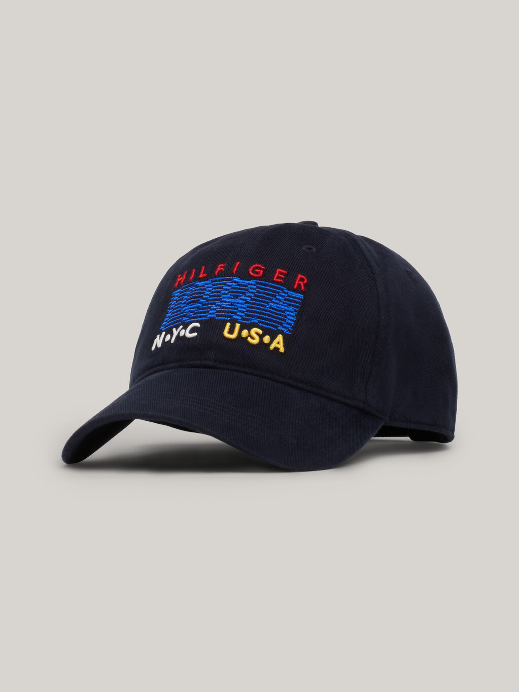 Hilfiger Team Baseball Hat, Space Blue, hi-res