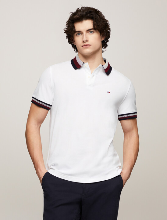 Stripe Collar Polo