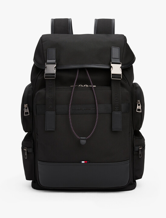 Nylon Travel Flap Backpack