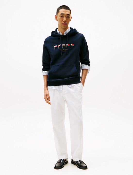 Multi-Flag Embroidery Hoody