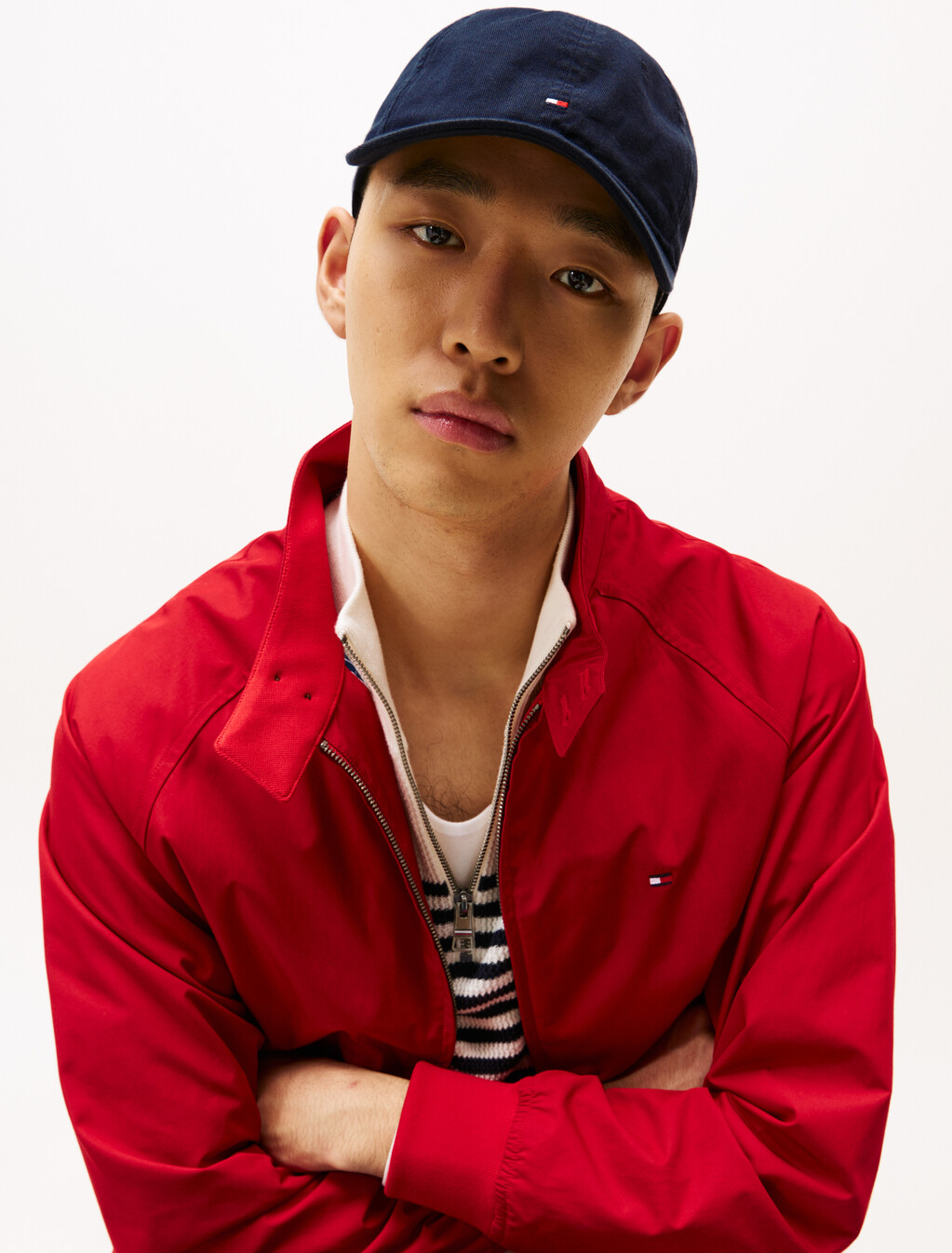 Hilfiger Flag Baseball Cap, Space Blue, hi-res