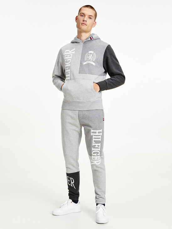 Icons Crest Colour-Blocked Relaxed Fit Hoody