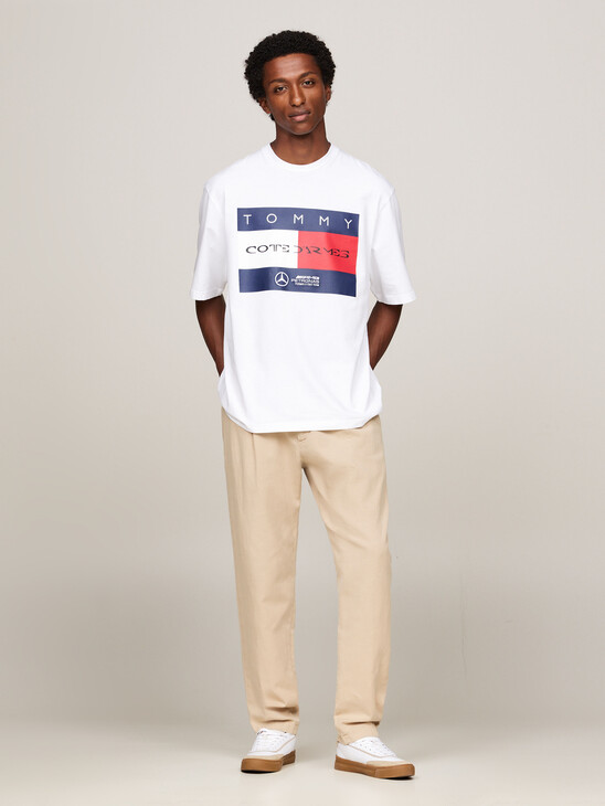 Tommy x Mercedes F1 x CR Flag Logo T-Shirt