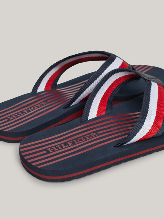 Signature Tape Strap Flip-Flops