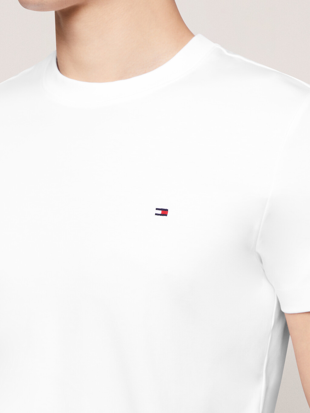 Flag Interlock T-Shirt, White, hi-res