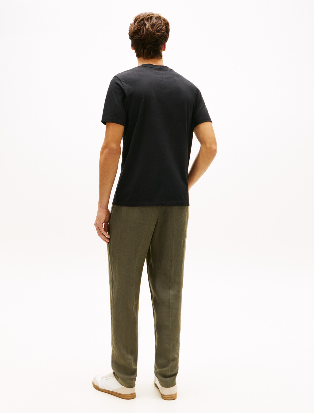 Heritage Logo Jersey Crew Neck T-Shirt, Black, hi-res