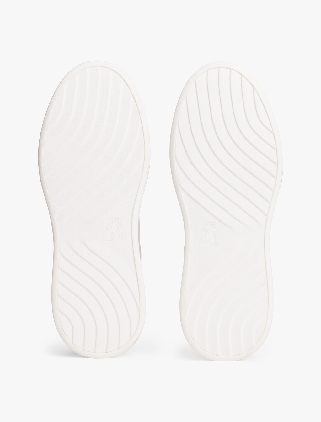 Contrast heel Platform Trainer, Ancient White, hi-res