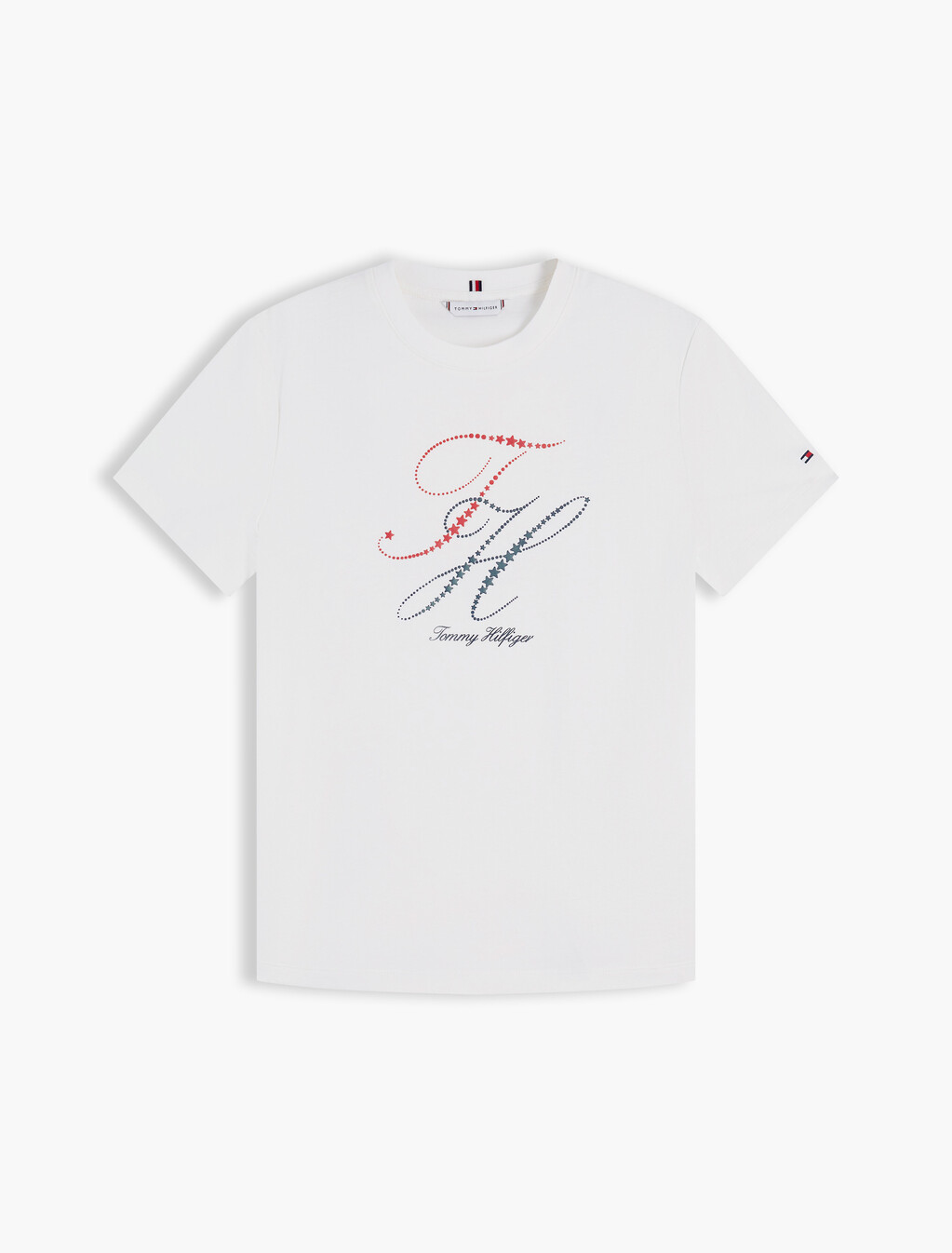 Embellished Logo Jersey T-Shirt, Ecru, hi-res