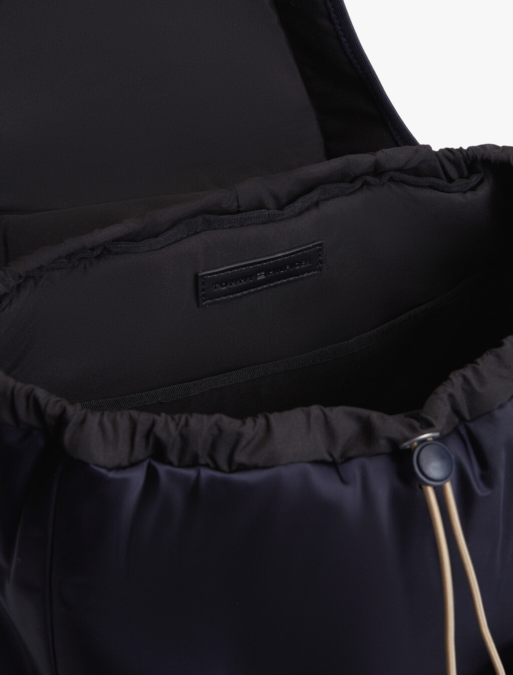 Toggle Drawstring Travel Backpack, Space Blue, hi-res