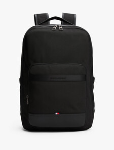 Nylon Travel Backpack, Black, hi-res