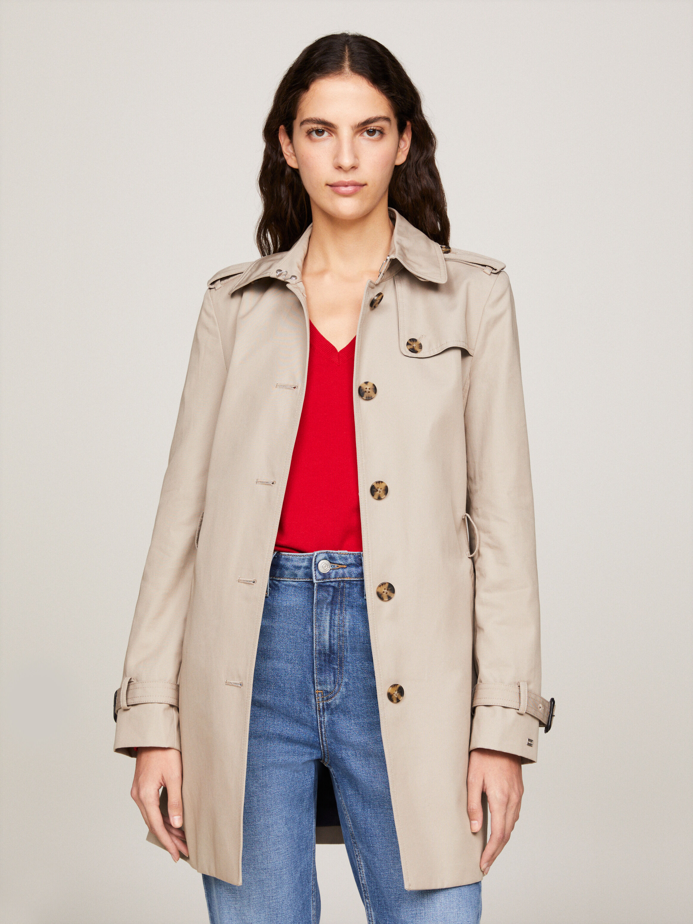 Tommy hilfiger heritage single breasted trench online