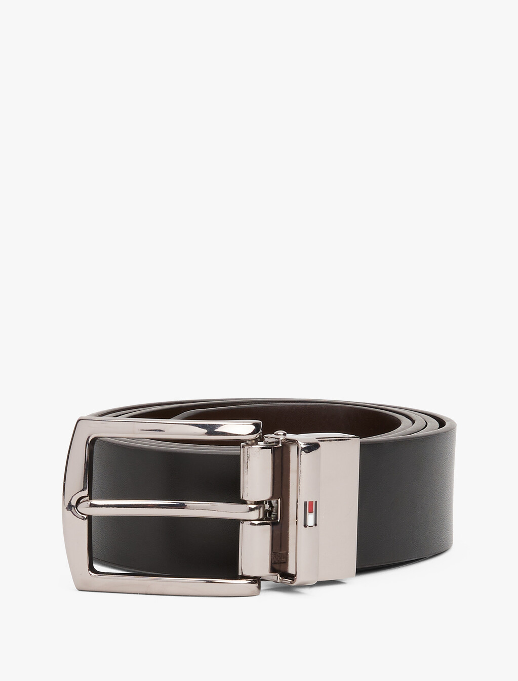 Reversible Leather Belt, Testa Di Moro / Black, hi-res