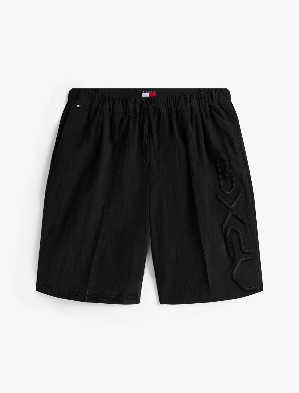 The APXGP Collection Tonal Embroidery Shorts, Black, hi-res