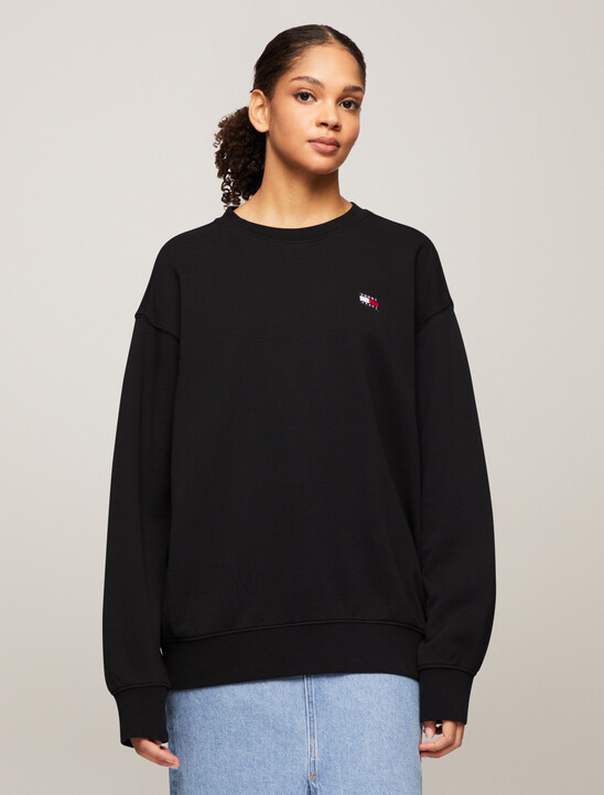 Relaxed Logo Badge Sweatshirt