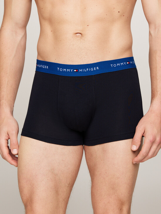 3-Pack Logo Waistband Trunks