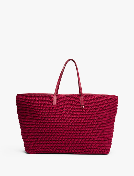 The Sofia Capsule Leather Beach Bag
