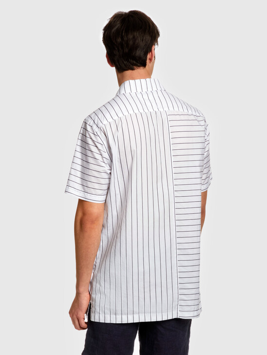 STRIPE BLOCK SHORT SLEEVE SHIRT