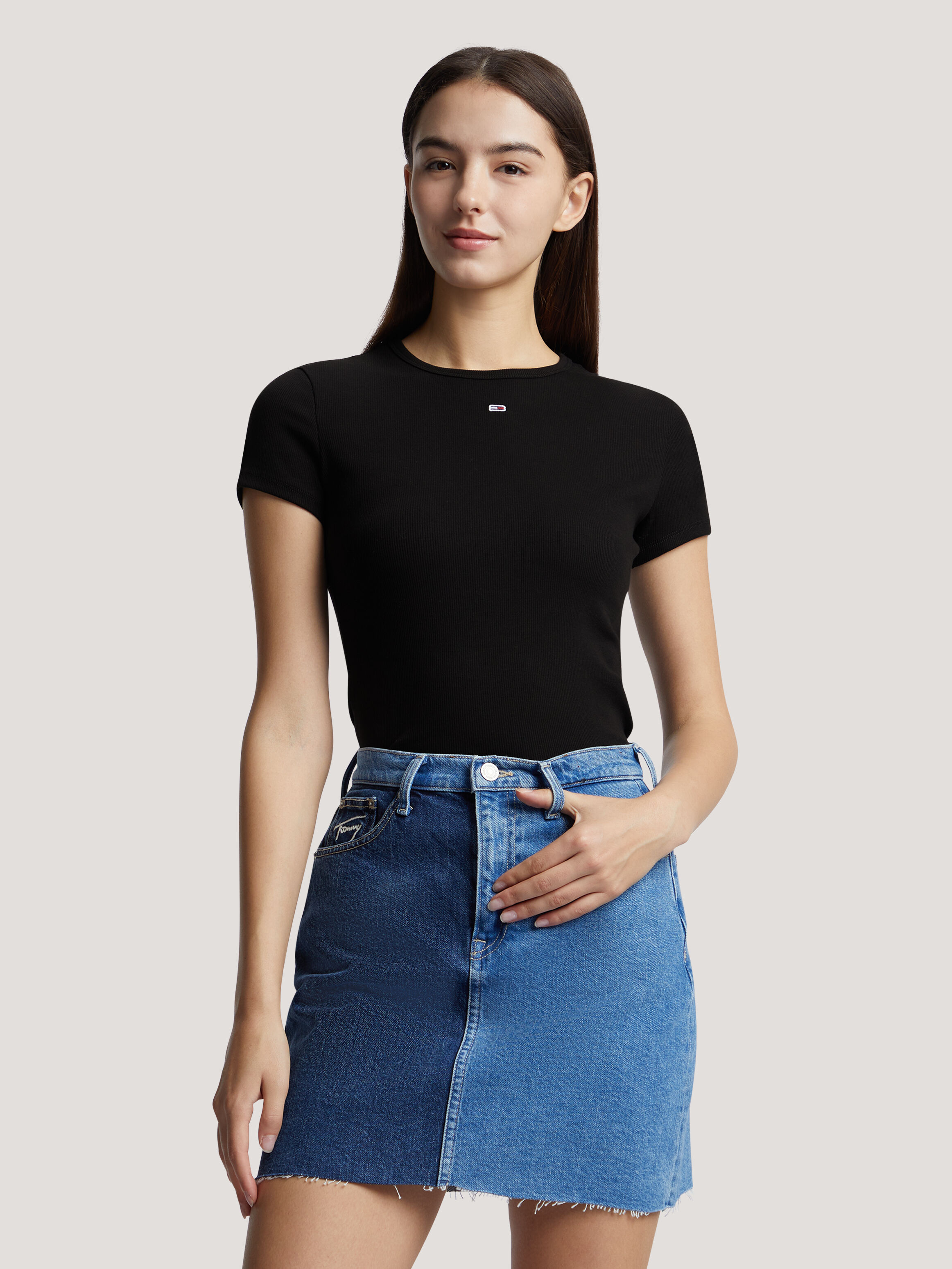 thin tight shirt
