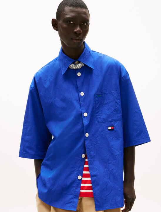The Runway Collection Oversized Crinkle Shirt