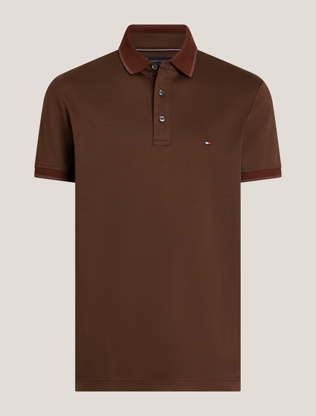 Interlock Polo, Rich Mocha / Army Green, hi-res