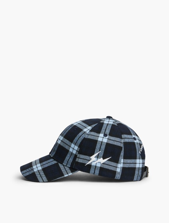 Tonal Flag Logo Check Baseball Cap