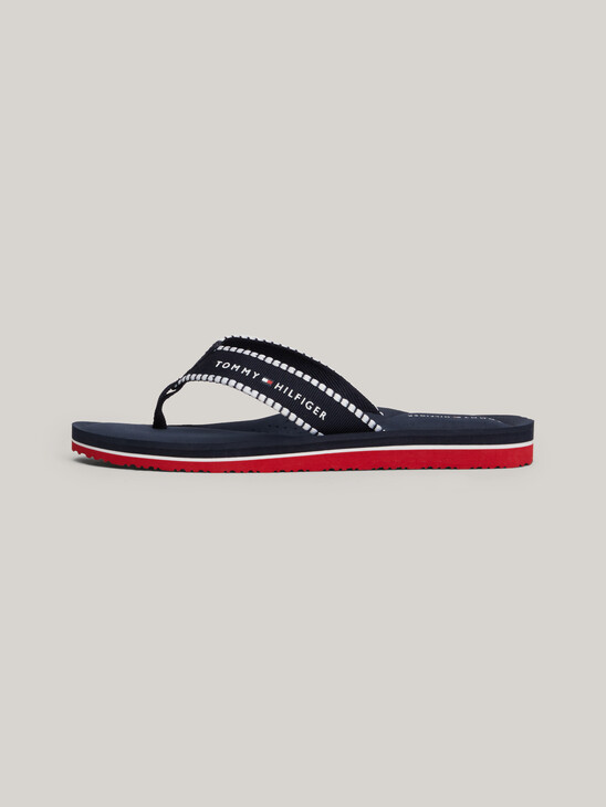 Webbing Strap Logo Flip-Flops