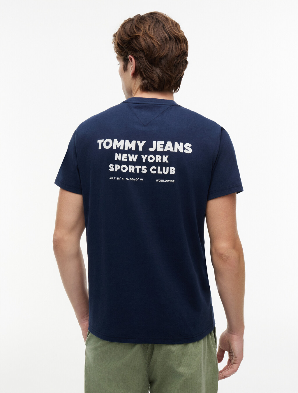 Peached Jersey T-Shirt, Dark Night Navy, hi-res