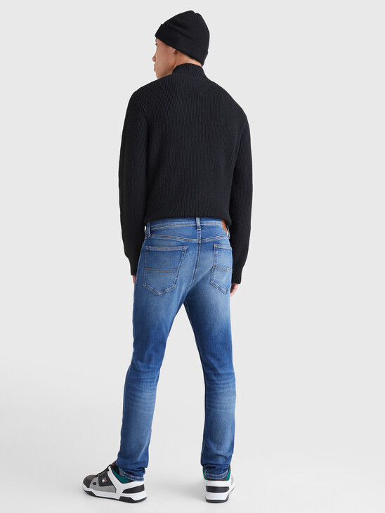 SIMON SKINNY FADED JEANS