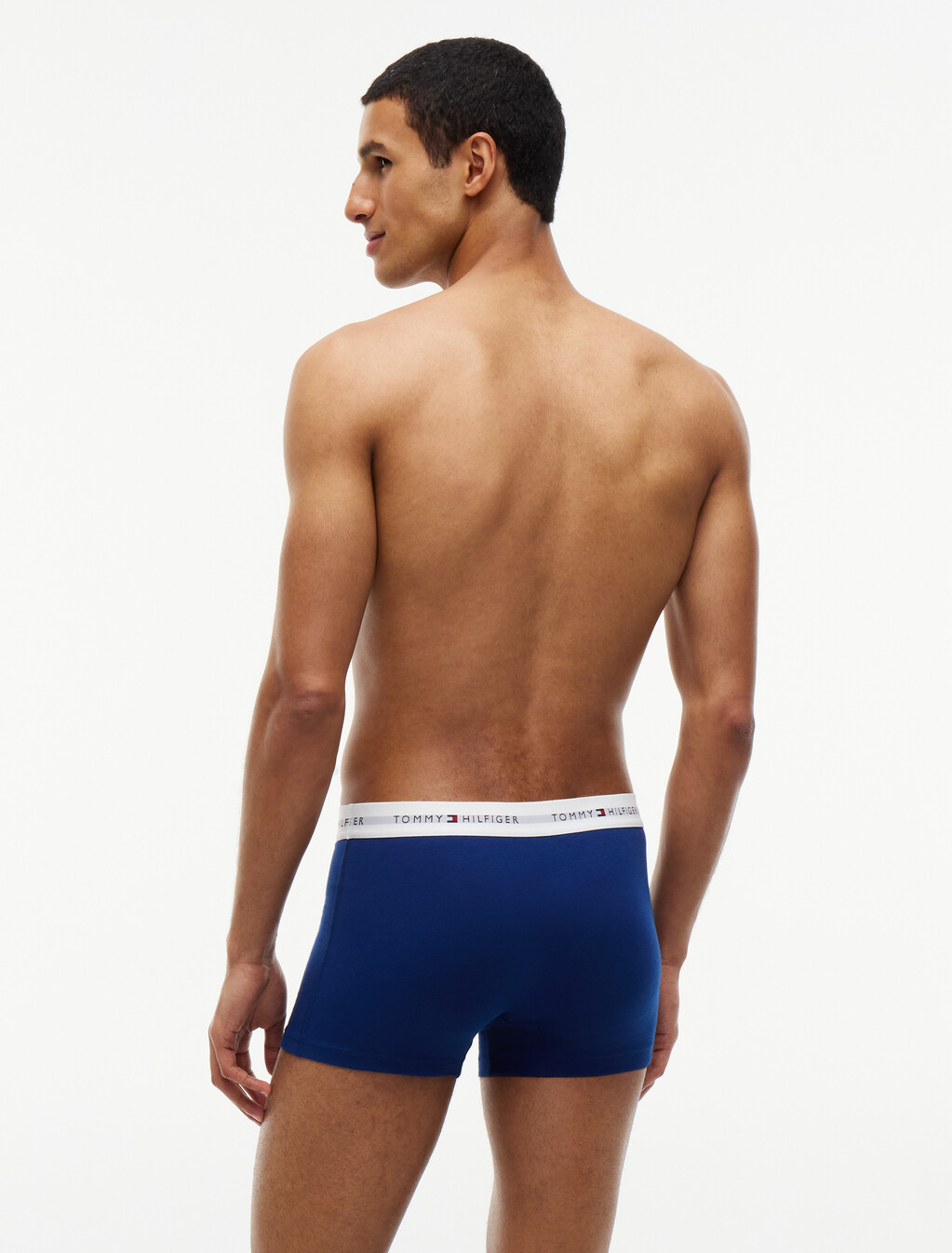 3-Pack Signature Repeat Logo Waistband Trunks, Noctur Purple/Antique Blue/Burgundy, hi-res