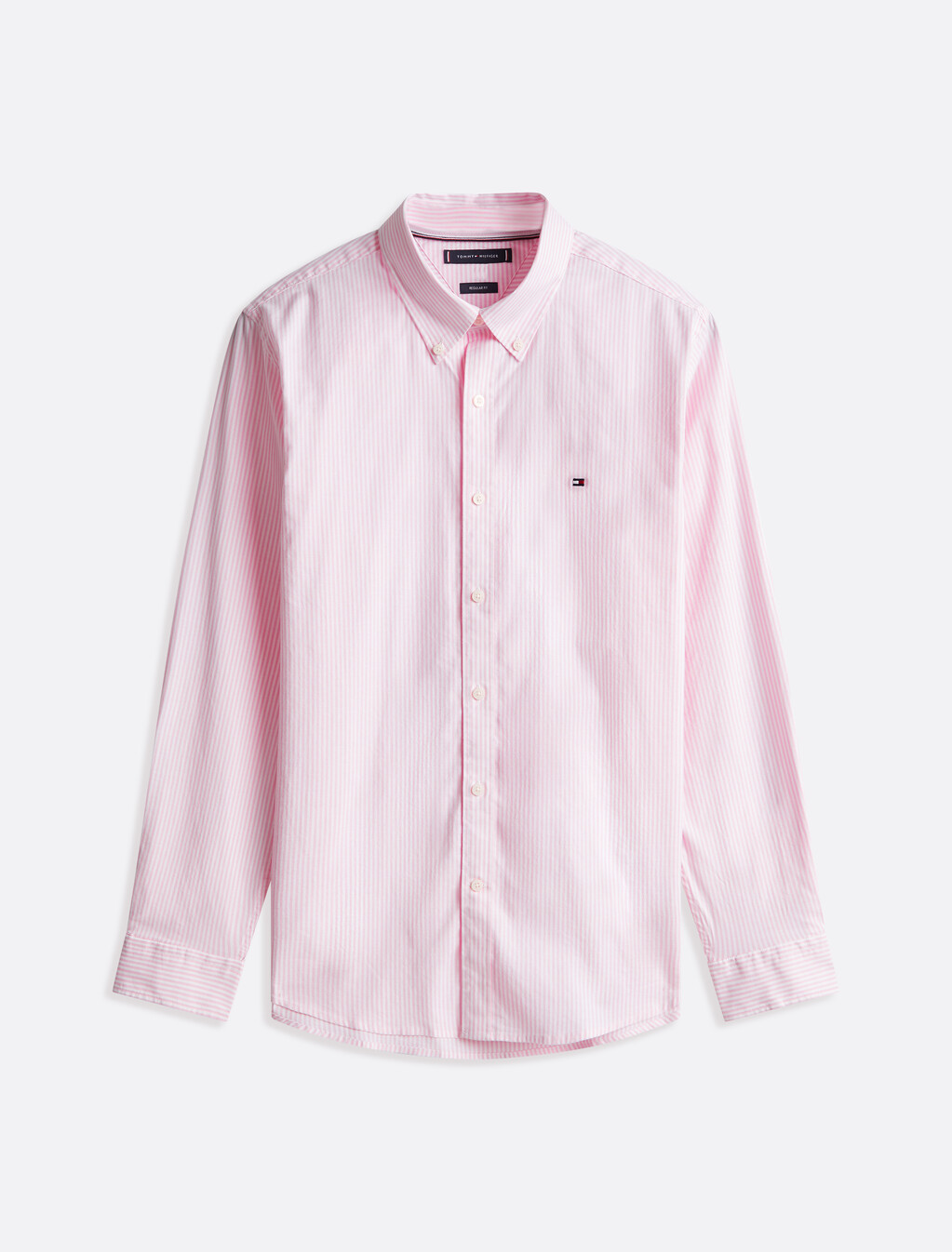 Oxford Stripe Long Sleeve Shirt, Rose Petal / Stripes, hi-res