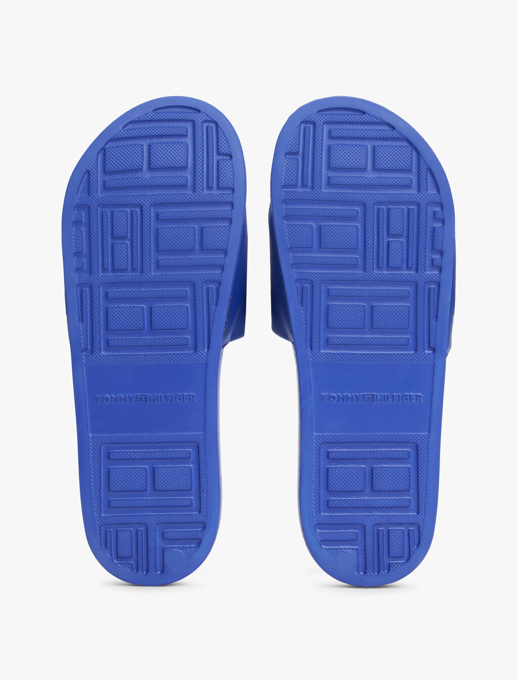 Flag Embroidery Pool Slides, Wedge Blue, hi-res