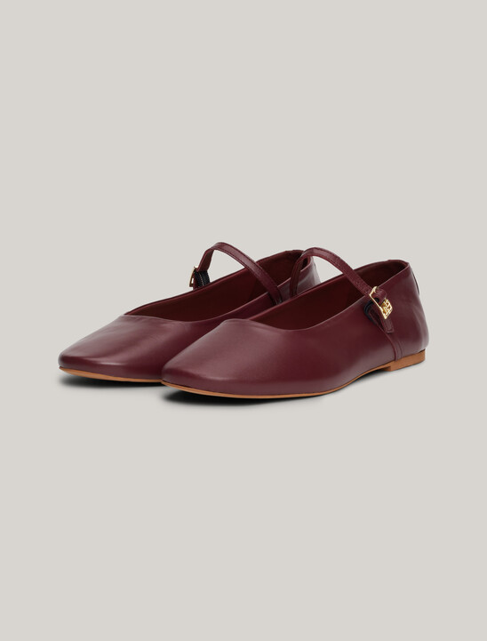 Leather Mary Jane Ballerinas
