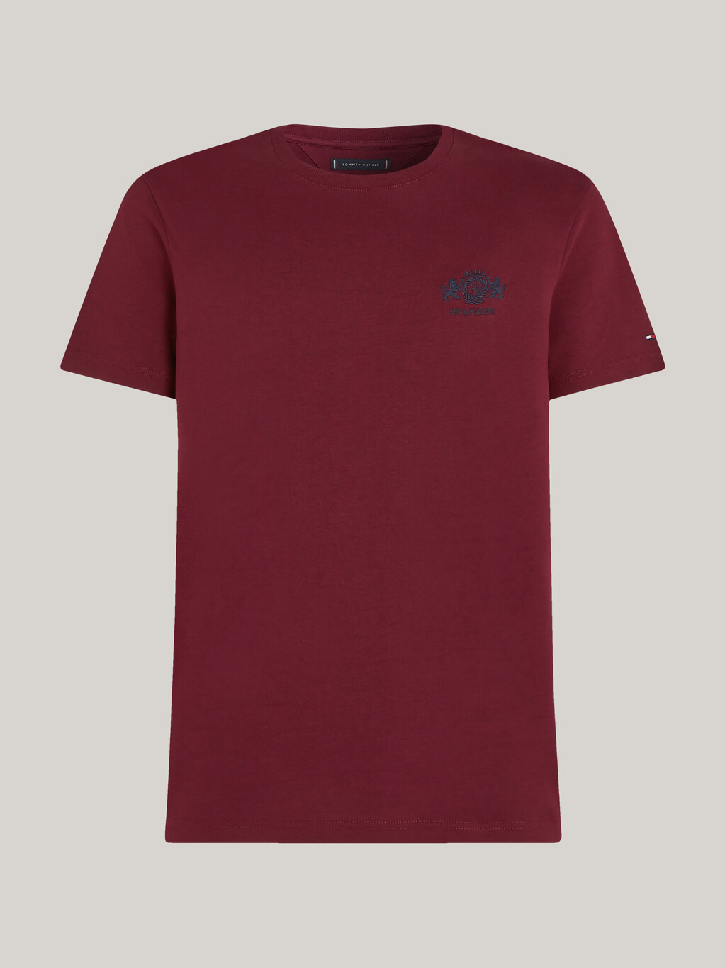 Logo Embroidery T-Shirt, Deep Rouge, hi-res