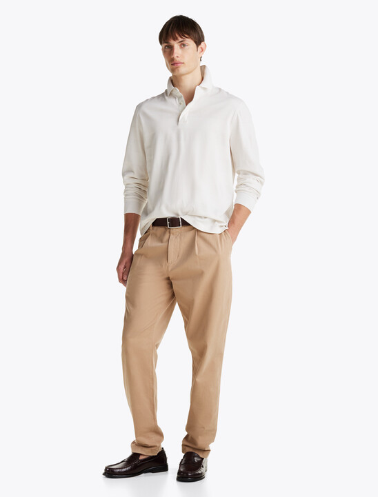 Regular Fit Long Sleeve Polo Shirt