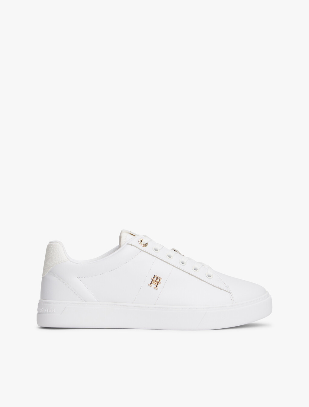 Essential Elevated Court Sneaker, White, hi-res