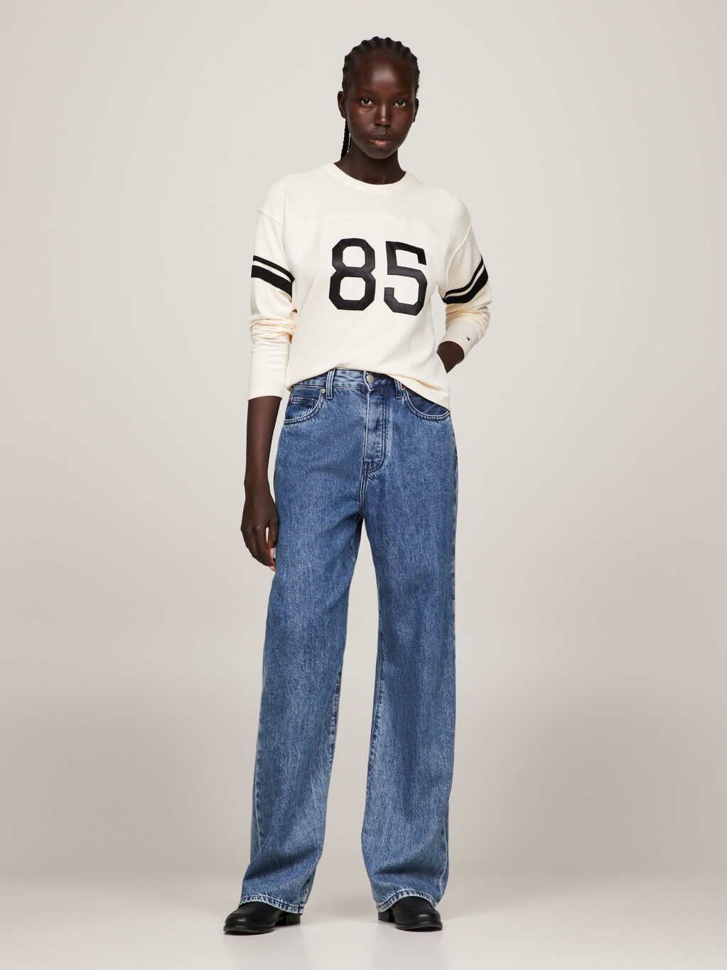 Mid Rise Relaxed Straight Jeans, Lea, hi-res