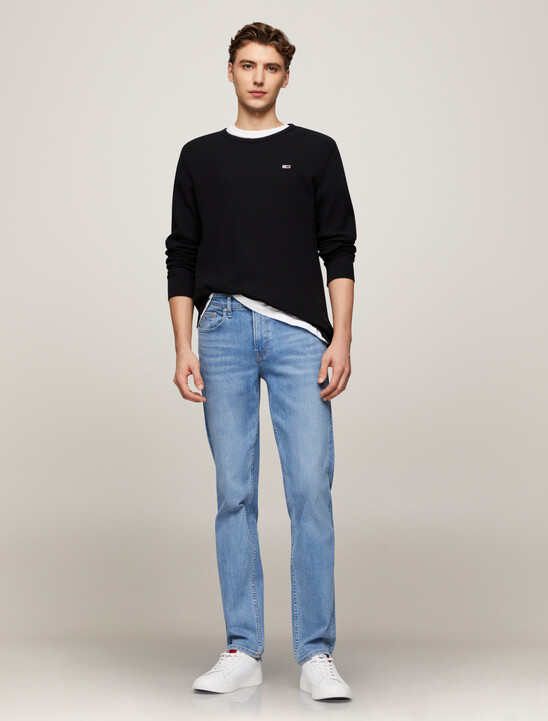 Waffle Knit Slim T-Shirt